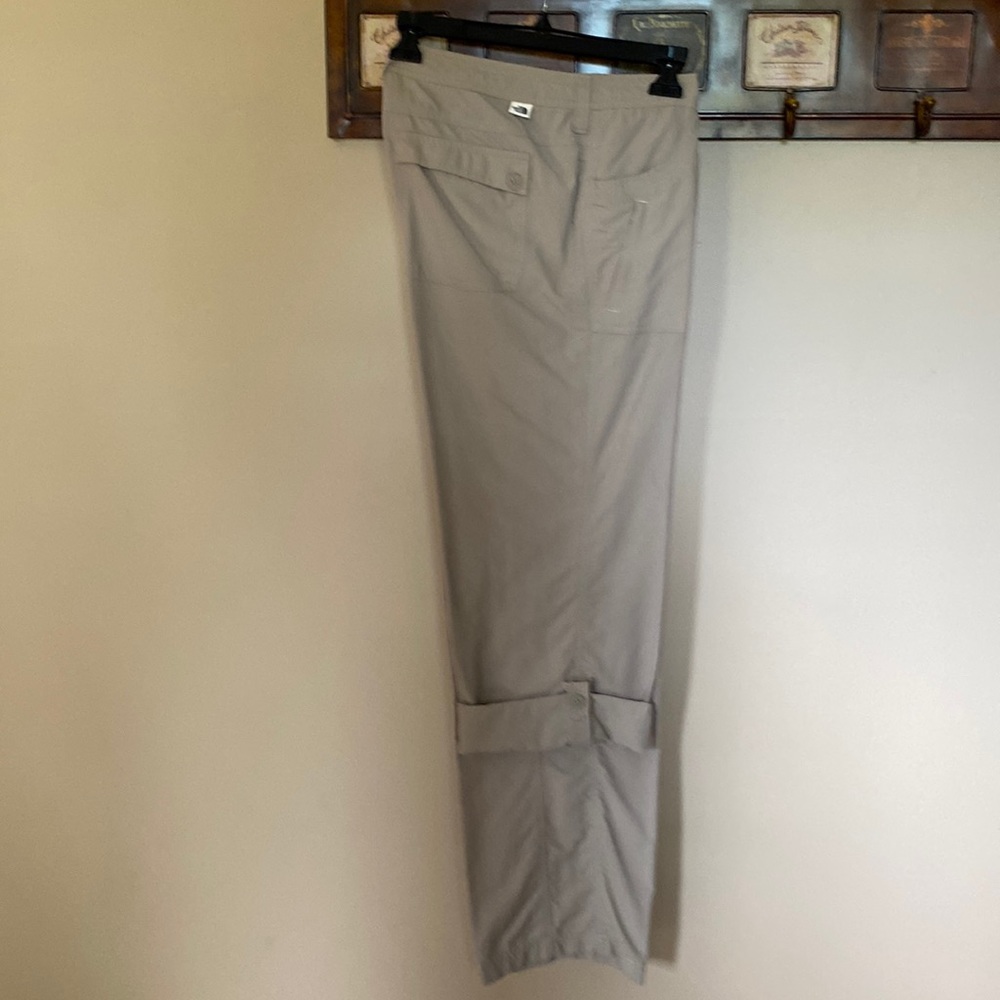 North Face Sz 6 Tan Convertible Hiking Pants